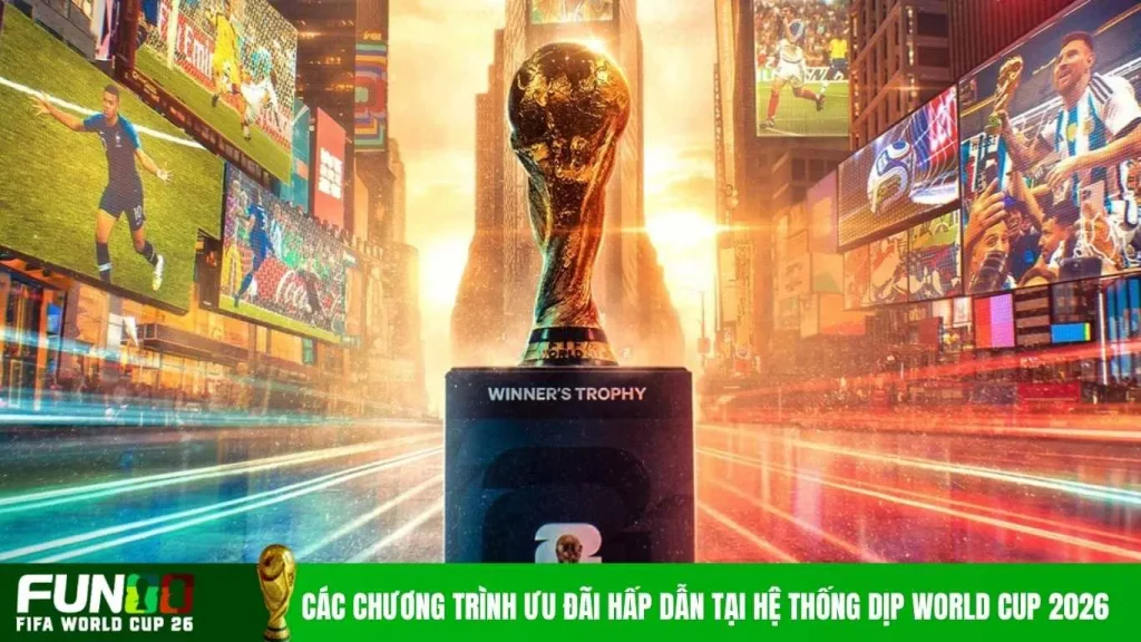 Các chương trình ưu đãi hấp dẫn tại hệ thống dịp World Cup 2026