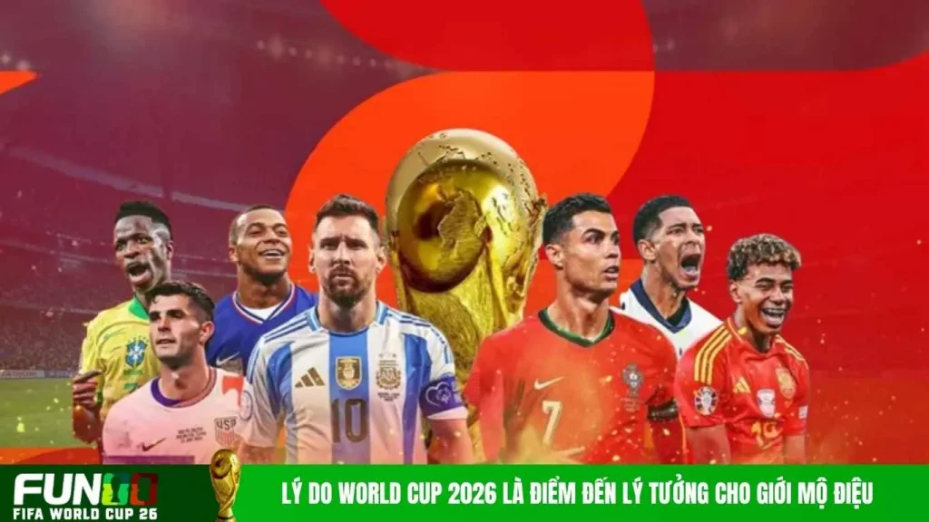Lý do World Cup 2026 là điểm đến lý tưởng cho giới mộ điệu