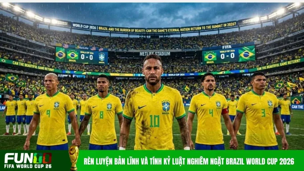Rèn luyện bản lĩnh và tính kỷ luật nghiêm ngặt Brazil World Cup 2026