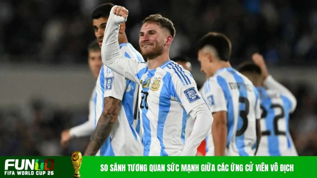 So sánh tương quan sức mạnh giữa các ứng cử viên vô địch