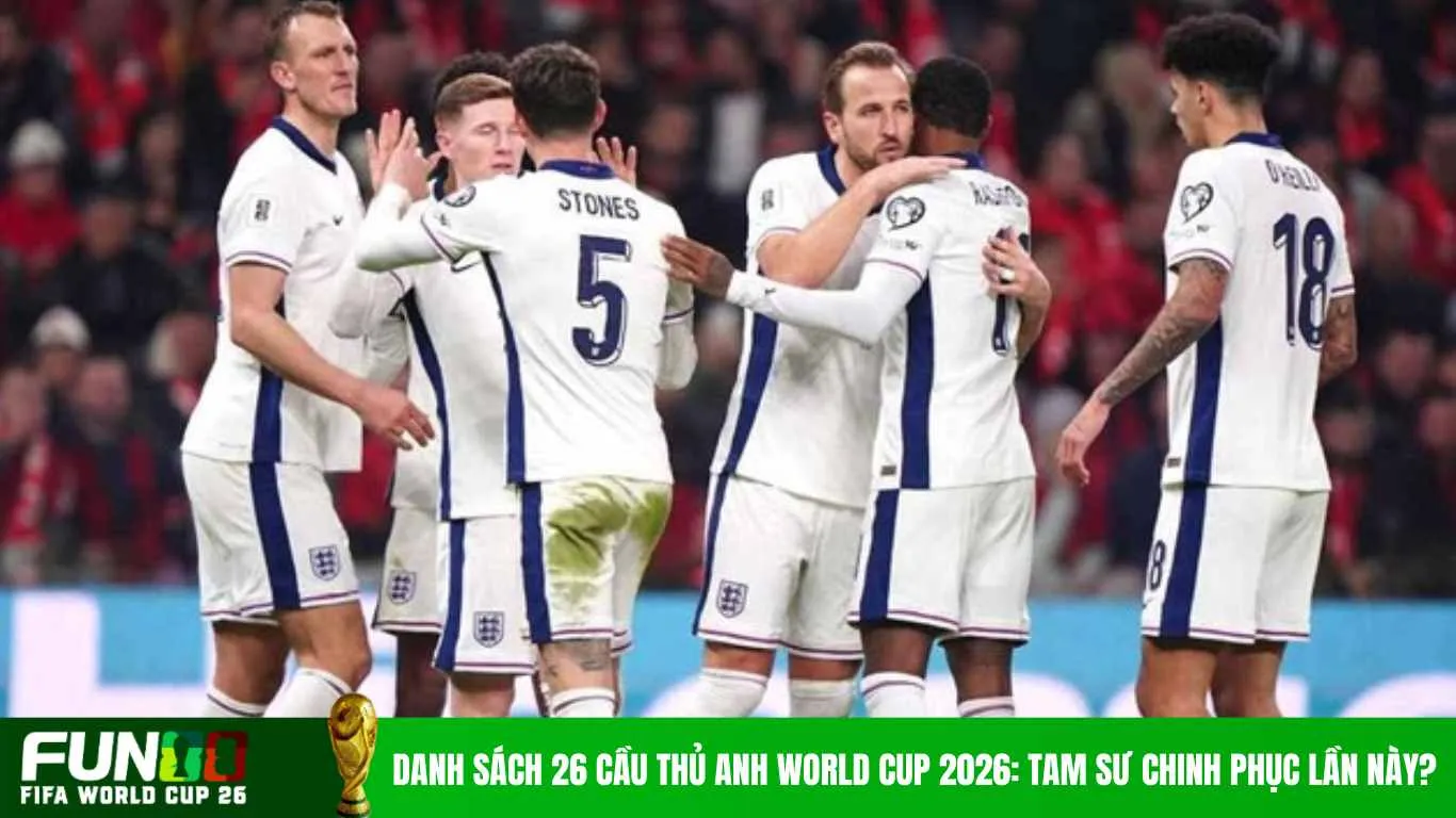 đội hình đội tuyển anh world cup 2026