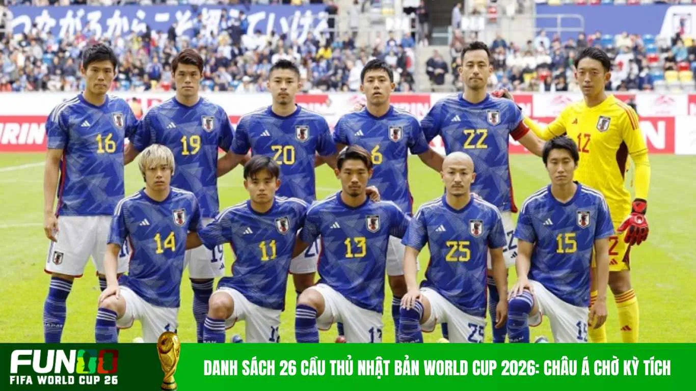 đội hình Nhật Bản World Cup 2026