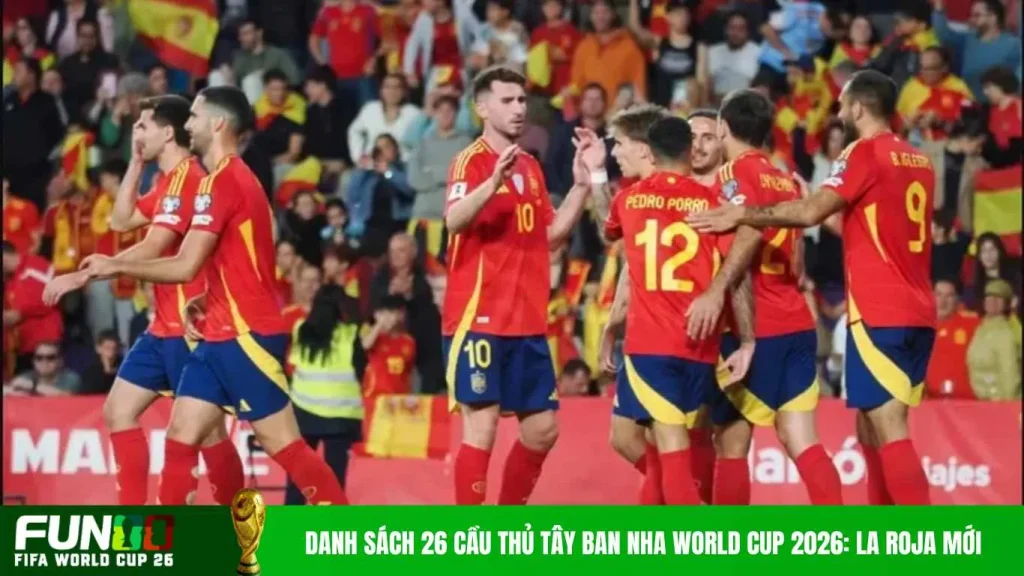 đội hình Tây Ban Nha World Cup 2026