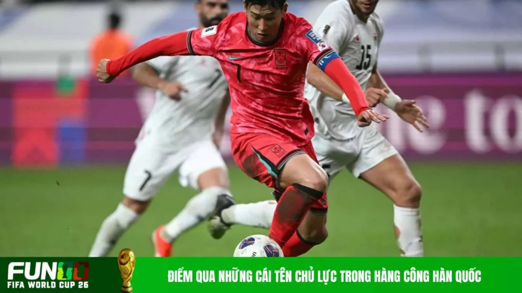 Điểm qua những cái tên chủ lực trong hàng công Hàn Quốc