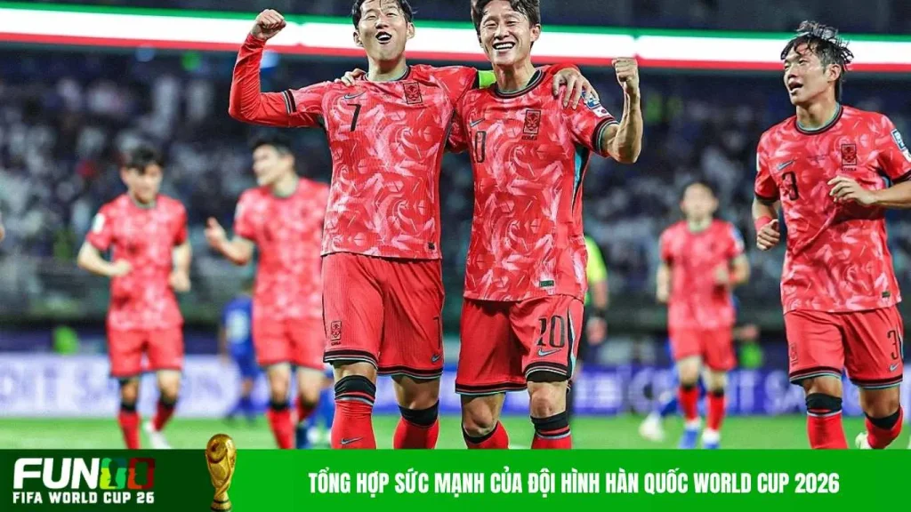 Tổng hợp sức mạnh của đội hình Hàn Quốc World Cup 2026