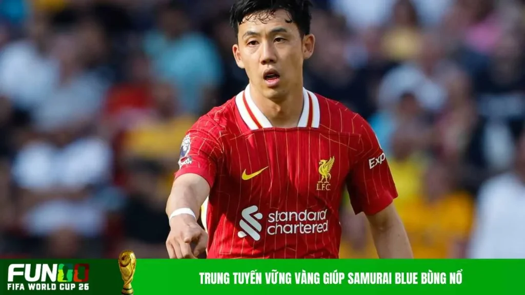 Trung tuyến vững vàng giúp Samurai Blue bùng nổ